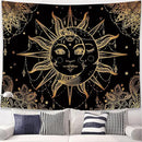 Lunerfex Hippie Sun and Moon Tapestry Bohemian Tapestry Aesthetic Cute Tapestries for Bedroom and Living Room Decor Sun 60×80 Inches by CozyNest Decor
