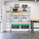 Seville Classics UltraDurable Heavy Duty NSF Solid Steel Wire Rack Storage Unit Organizer for Garage, Warehouse, Office, Restaurant, Classroom, Kitchen, 5-Tier Shelving, 60" W x 18" D by CozyNest Decor