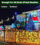 750 LED 246FT Christmas Lights Outdoor, Super Long Waterproof Christmas String Lights with 8 Modes, Christmas Tree Lights with Timer Memory for Fence Garden Xmas Wedding Party Decor Warm White by GreenHaven Gardens