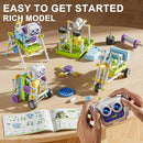 SMILESSKIDDO STEM Toys for Kids 8-13 Years Old, 36-in-1 Robotics Kit with Solar Power & Sensors, 434 Pieces Learning & Education Science Kits, Birthday Gift Idea for Boys and Girls by TinyTreasures Baby Boutique