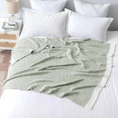 MIULEE Sage Green Super Soft Throw Blanket for Bed, Twin Size Cozy Fluffy Warm Blankets Knit Blankets for Couch, Sofa, Chair, Living Room, Camping, Picnic, 60 x 80 inch by CozyNest Decor