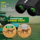 Compact Binoculars for Bird Watching 10x25, Binoculars for Kids and Adults, theather, Easy Focus, Outdoor Travel Sightseeing, Hiking, Small for Adults, Games, Sports, Travel, car Race. by TinyTreasures Baby Boutique