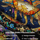 Lunerfex Sun Tapestry Stained Glass Tapestry Wall Decor Tapestries for Bedroom Boho Tapestries Wall Hanging for Bedroom Living Room Glass-Sun-01 60"x80" by CozyNest Decor