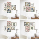HAUS AND HUES Two 8x10, Three 12x16 - Framed Walnut by CozyNest Decor