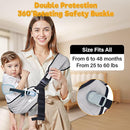 Baby Carrier Newborn to Toddler,Adjustable Baby Sling Carrier,Comfortable and Lightweight Toddler Carrier for 25-60 lbs,Ideal for Shopping Travelling by TinyTreasures Baby Boutique