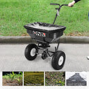 DNA MOTORING Walk Behind Push Broadcast Spreader,125 LB / 60L Capacity, Multi Use Tool for Fertilizer, Grass Seed, Salt, Ice Melt, Lawn and Garden Seeder, with Wheels, TOOLS-00611 by GreenHaven Gardens