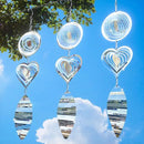 Bird Deterrents for Outside, Reflective 3D Stainless Steel Wind Spinners, Garden Decor, Bird Scare Devices to Keep Woodpeckers, Pigeons Away from Your House, Patio, Orchards by GreenHaven Gardens
