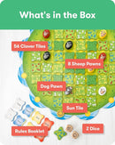 SimplyFun Clover Leap - Educational Vocabulary Game - Sentence Building for Kids, Develop Sentence Structure & Vocabulary Skills, Fun Learning Game for Families - 2-4 Players, Ages 5 & Up by TinyTreasures Baby Boutique