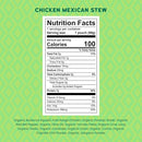 Serenity Kids 6+ Months World Explorers Chicken Mexican Stew Baby Food Pouches - Puree Pouch with Ethically Sourced Chicken & Organic Veggies - BPA-Free - 3.5 Oz, 12 Pack by TinyTreasures Baby Boutique