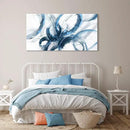 Large Canvas Wall Art Blue Abstract Pictures Wall Art for Living Room Paintings for Wall Decorations Bedroom Decor Aesthetic Framed Office Artwork Wall Decor 29×58in by CozyNest Decor