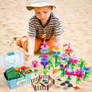Toys Gifts for Toddlers Boys Girls Age 2 3 4 5 6,167 PCS Dinosaur Flower Garden Building Blocks,STEM Fine Motor Skill Stacking Games,Christmas First 1st Birthday Gifts for Preschool Kids 2+ Years Old by TinyTreasures Baby Boutique