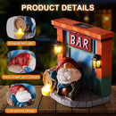 WINTS Garden Gnomes Solar Lights,Solar Gnomes Outdoor,Funny Garden Gnomes Decoration for Lawn,Balcony,Yard,Patio Gnome Gifts for Mom,Men by CozyNest Decor