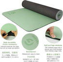 Yoga Mat Non Slip, Eco Friendly Fitness Exercise Mat with Carrying Strap,Pro Yoga Mats for Women,Workout Mats for Home, Pilates and Floor Exercises by TinyTreasures Baby Boutique