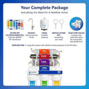 Express Water Reverse Osmosis Alkaline Ultraviolet Water Filtration System – 100 GPD (Deluxe Chrome Faucet) by CozyNest Decor