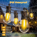 Outdoor String Lights Patio LED Light Outside - 20M 18+1 S14 LED with Remote Control 65ft Porch Lighting IP65 Waterproof by CozyNest Decor