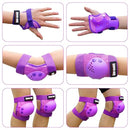 Youth/Kids Knee Pads Elbow Pads Wrist Guards Protective Gear Set for 3-15 Years Child Roller Skates, Skateboard, Cycling, Inline Skating, BMX Bike, Balance Bike, Scooter Riding and Other Outdoor Sports by TinyTreasures Baby Boutique