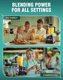 WantJoin Smoothie Blender 1800W Powerful Blenders for Kitchen 68 Oz Large Capacity and BPA-Free Containers with To-Go Cup Countertop Blender for Smoothies, Ice Crushing & Frozen Drinks by TinyTreasures Baby Boutique
