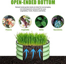 SnugNiture 3 Pcs 2x2x1ft Round Galvanized Raised Garden Bed Kit Outdoor, Metal Planter Box for Planting Plants Vegetables, Green by GreenHaven Gardens