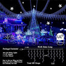 960 LED 98FT Christmas Lights Plug in 8 Modes with Timer Dimmable Christmas Decorations Outdoor Waterproof Indoor Curtain String Lights for Roof Garden Holiday Wedding Party Decor Blue by GreenHaven Gardens