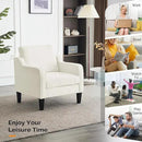VINGLI Mid Century Modern Accent Chairs Set of 2, Comfy Armchair Chenille Sofa Upholstered Side Reading Chair for Living Room, Bedroom, Play Room, Apartment, Office by CozyNest Decor