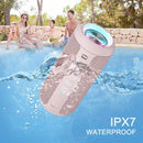 Ortizan Portable Bluetooth Speakers, IPX7 Waterproof Wireless Speaker with 24W Loud Stereo Sound, Deep Bass, Bluetooth 5.3, RGB Lights, Dual Pairing, 30H Playtime for Home, Outdoor, Party by TinyTreasures Baby Boutique