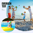 EVERICH Upgraded Toss and Catch Ball Game Set - Indoor and Outdoor Games for Kids 3-12, Beach Sand Pool Water Toy Includes 4 Paddles 4 Sticky Balls, Great Birthday Easter Gifts for Boys Girls by TinyTreasures Baby Boutique