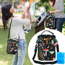 Breastmilk Cooler Bag with Ice Pack Fits 4 Baby Bottles Up to 9 Ounce Insulated Baby Bottle Bag Breast Milk Cooler on The Go with Strap Baby Bottle Cooler Bag for Nursing Mom Daycare or Travel by TinyTreasures Baby Boutique