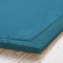 Loartee Coral Velvet Crawling Rugs & Area Rugs (6.0'x 6'8", Blue) for Toddler Children Play Mat & Yoga Mat Exercise Pads by TinyTreasures Baby Boutique