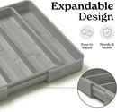 SMIRLY Silverware Drawer Organizer – Bamboo Kitchen Drawer Organizer, Adjustable Utensil Holder and Cutlery Tray, Drawer Dividers for Flatware and Kitchen Utensils by CozyNest Decor