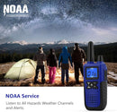 Walkie Talkies Rechargeable for Adults Long Range with Earpiece NOAA Weather Alert, Multi-purpose 2 Way Radio 6 Pack for Team Work Senior Care Kid Adventure Family Camping Hiking Skiing Cruise by TinyTreasures Baby Boutique
