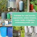 Plastics Rain Barrel Spigot, High Flow Valve Core, Large Flow Water Tank Faucet,Plastic Spigot for 5 Gallon Bucket，3/4 NPT Inlet x 3/4 GHT Outlet Bulkhead Valve for Outdoor Plastic Bucket by GreenHaven Gardens