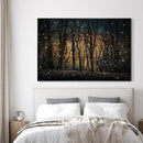 SIGNWIN 46"x72" Extra Large Framed Wall Art Magical Firefly Night Forest, Enchanted Woodland Scene for Home Living Room Bedroom Decor (Frame Assembly Required) by CozyNest Decor