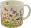 The Unemployed Philosophers Guild Bee Garden Coffee Mug - Features Beautiful Watercolor Flowers and Buzzing Bees - Comes In A Fun Gift Box, 14 oz by CozyNest Decor