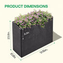 IDZO All Weather Wicker Planter Raised Garden Bed, 24 in Tall Round Rattan Flower Pots, Durable Self-Watering Indoor Outdoor Wicker Planters for Porch Patio Balcony by CozyNest Decor