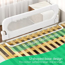 Folding Bed Rail for Toddlers,Baby Bed Rail Guard with Reinforced Anchor Safety System,Fit Bunk,Full Size,Queen,King,Twin(White,43"x23.6") by TinyTreasures Baby Boutique