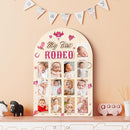 R HORSE My First Year Photo Frame Board, 3D Western Cowgirl Birthday Decorations Display Wood Board, Baby First Year Picture Frame 12 Months Milestone 1st Birthday Nursery Decor Gift for Girl by TinyTreasures Baby Boutique
