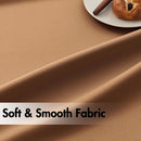 ANRODUO Back Tab Blackout Curtains for Bedroom Living Room, Rod Pocket Pinch Pleated Thermal Insulated Room Darkening Curtains 96 Inches Long 2 Panels, Brown, 42 x 96 Inch by TinyTreasures Baby Boutique