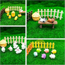 100 Pcs Mini Resin Animals Figures, Farm Tiny Plastic Animals Figurines to Hide Miniature Fairy Garden Decorations Accessories by GreenHaven Gardens