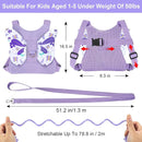 Accmor Toddler Harness Leash, 3 in 1 Cute Butterfly Kids Leash + Anti Lost Wrist Link for Outdoor Travel, Adorable Child Walking Harness Wristband Assistant Mini Strap Belt Protector for Baby Girls by TinyTreasures Baby Boutique