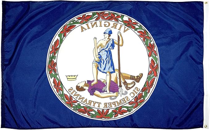 FlagSource Virginia Nylon State Flag, Made in USA, 5x8', photo 2 of 6