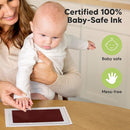 1-Pack Inkless Baby Hand and Footprint Kit - Mess Free Ink Pad for Newborn Keepsake, Dog Nose & Paw Print Kit, Clean Touch Ink Pad for Baby Hand & Footprints, Ideal New Mom Gifts(Auburn, Jumbo) by TinyTreasures Baby Boutique