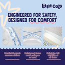 Crib Tent to Keep Baby from Climbing Out – Pop Up Crib Net Canopy with Strong Breathable Mesh, Double Auto-Lock Zippers & Durable Frame – Easy Install Baby Safety Cover for Standard Cribs by TinyTreasures Baby Boutique