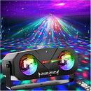 Party Lights DJ Disco Light,Disco Ball Star Projector RGB LED Strobe Lights Stage Light Sound Activated Ocean Wave Effect for Parties Club Holiday Christmas Birthday Wedding by TinyTreasures Baby Boutique