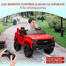 Hetoy 24V 2-Seater Truck Licensed Chevrolet Silverado Ride On Car Toy w/Parent Remote Control,4xSpring Suspension, 3 Speeds, Wireless Music, MP3 Player, Electric Vehicle Car for Kids, Red by TinyTreasures Baby Boutique