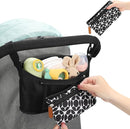 Accmor Universal Stroller Organizer with Detachable Phone Bag, Stroller Bag Caddy Organizer Stroller Accessories for Uppababy, Baby Jogger, Nuna, Doona, Britax Strollers by TinyTreasures Baby Boutique