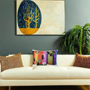 Lumbar Matisse Decorative Pillow Cover Art Nouveau Toss Pillowcase Farmhouse Chair Cushion Contemporary Pillowsham Mid-Century Couch Cushions Hand Embroidered Pillow Wool 18x18 by CozyNest Decor