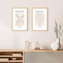 upsimples 12x18 Frame, Natural Solid Wooden Picture Frames, Display 11x17 with Mat or 12 x 18 Without Mat, Vertical or Horizontal Wall Hanging, 1 Pack, Natural by CozyNest Decor
