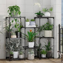 Metal Plant Stand Indoor Outdoor Plant Shelf Stand, 3 Tiers 8 Pots Potted Flower Plant Stands for Indoor Plants Multiple, Plant Shelves Stands Rack for Patio, Balcony, Living Room by GreenHaven Gardens
