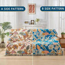 Boho Throw Blanket for Bed, Sofa,Cozy Lightweight Fall Blanket,100% Cotton Southwestern Farmhouse Floral Decor, Reversible Rustic Blanket, Chair, Picnic Throw Blanket,50"x60" by CozyNest Decor
