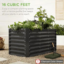 Best Choice Products 4x2x2ft Outdoor Metal Raised Garden Bed, Deep Root Planter Box for Vegetables, Flowers, Herbs, and Succulents w/ 119 Gallon Capacity - Taupe by GreenHaven Gardens